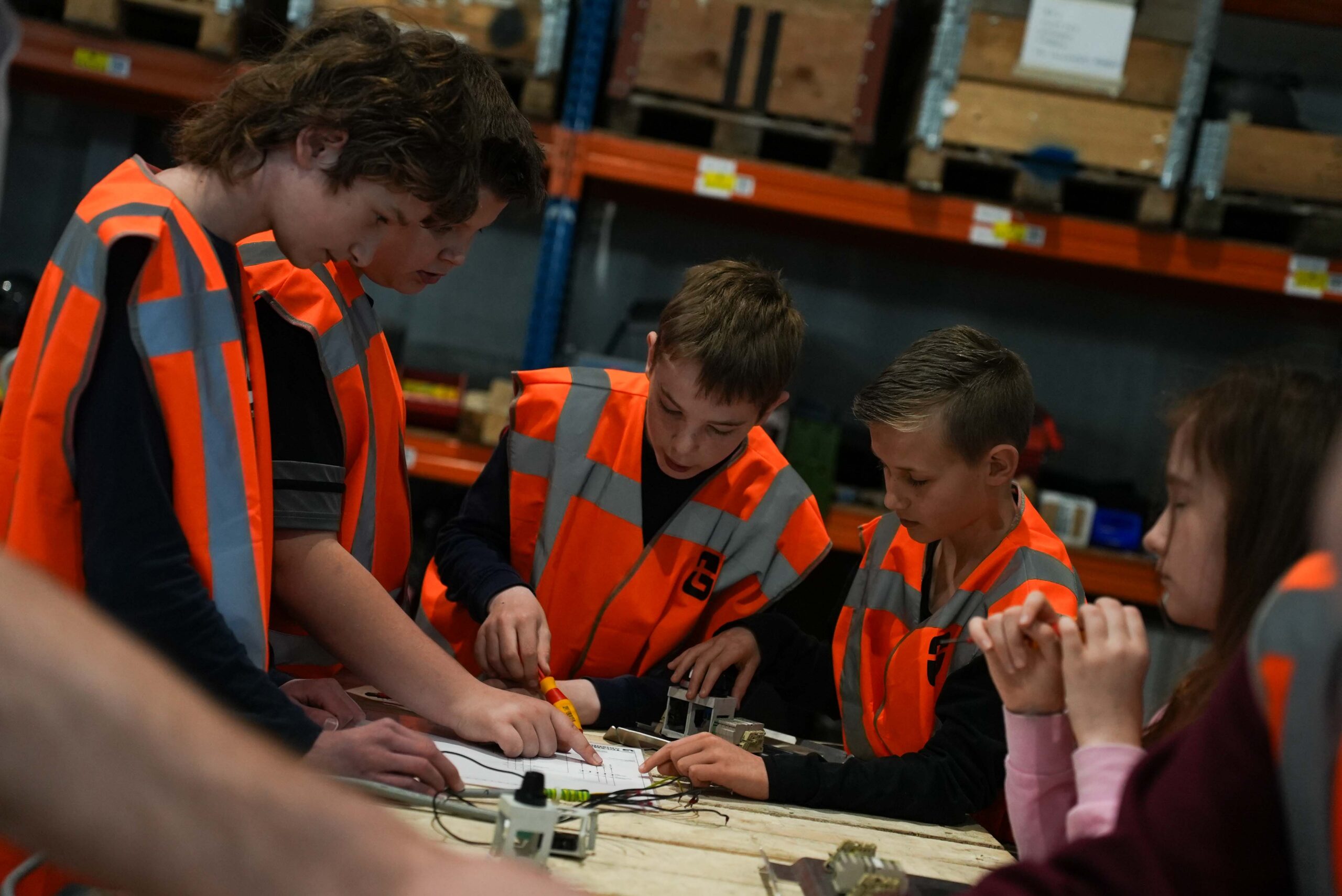 Bedrijfsbezoeken tijdens de week van de technologie